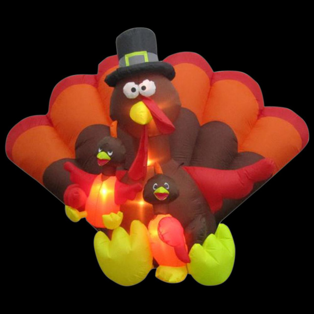 Turkey Family Thanksgiving inflatable